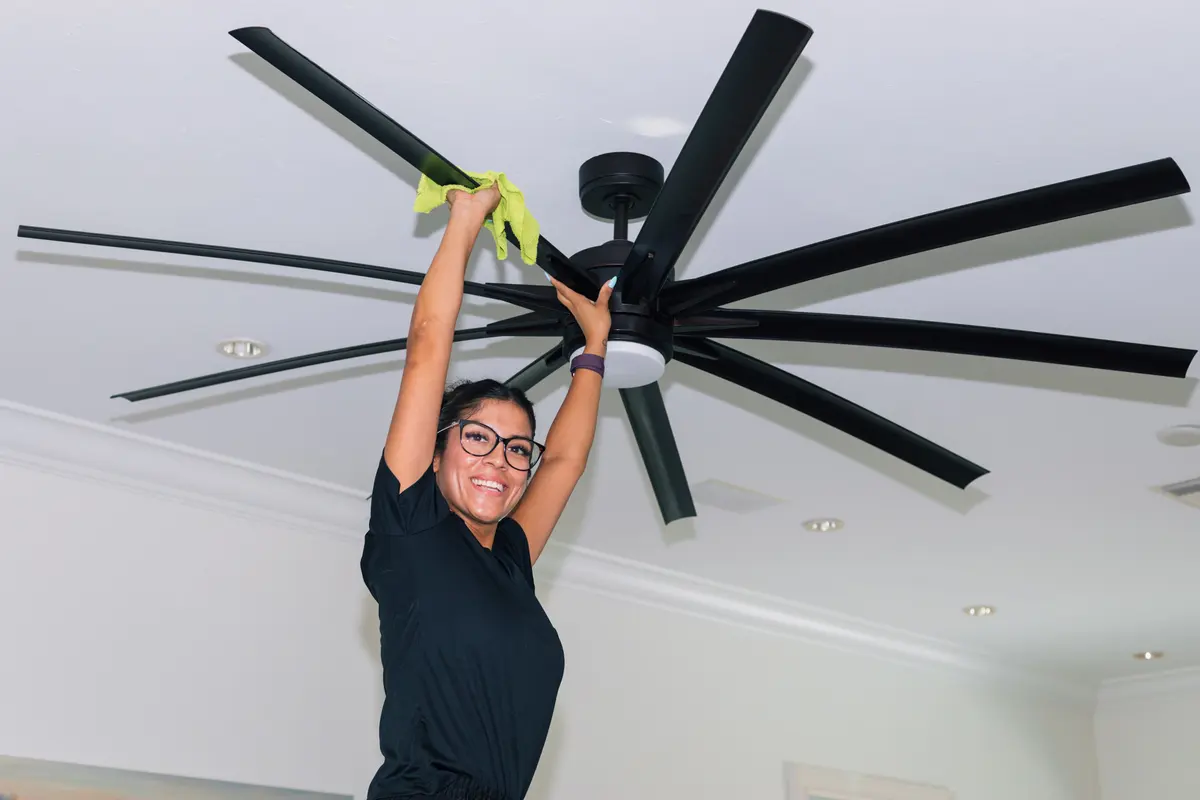 Sparklean ceiling fan and high-detail add-on cleaning