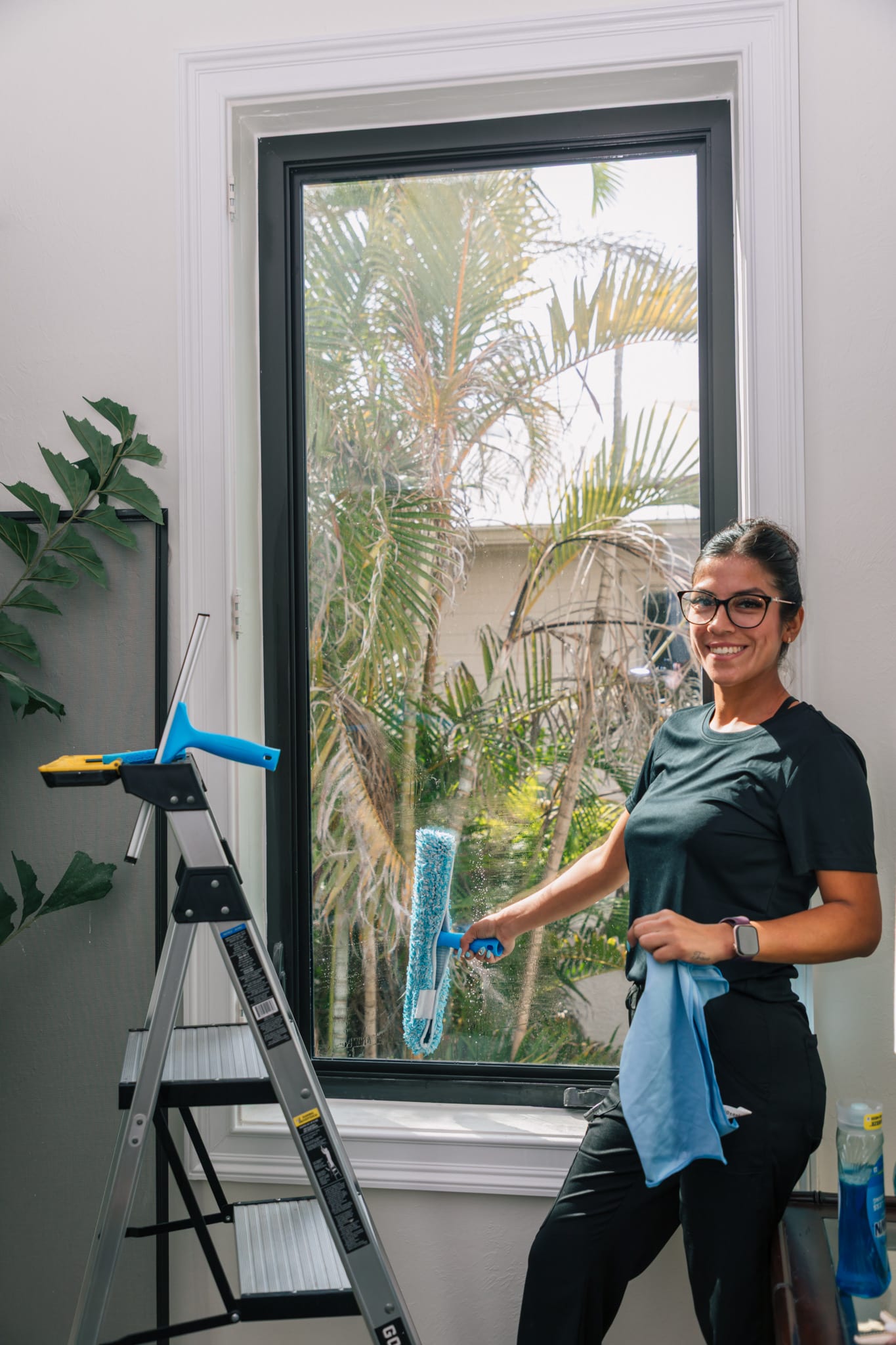 Sparklean professional window cleaning on a luxury home